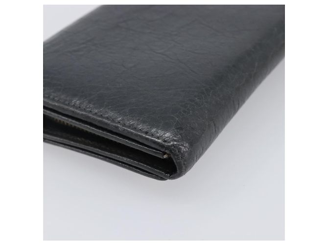 Portafoglio BALENCIAGA Classic Continental Zip Wallet in pelle grigio e oro 253054 Auth 202730A Marrone D'oro - vista 11