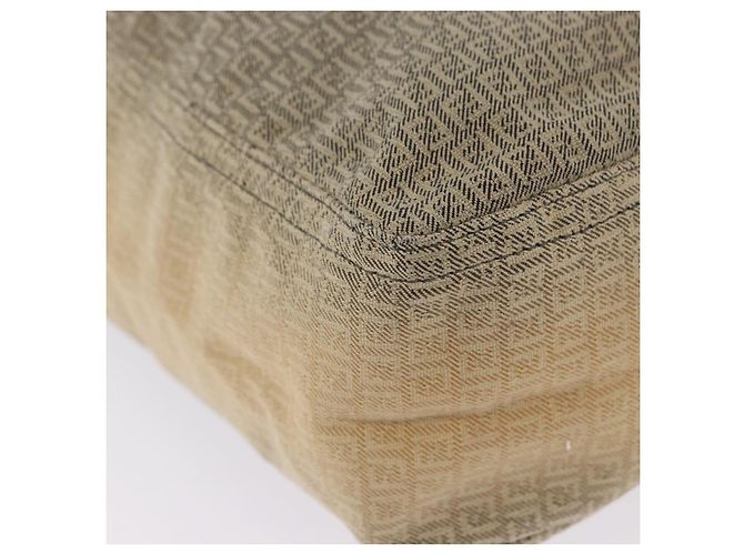 FENDI Zucchino Canvas Tote Bag Beige Auth 203802 - Ansicht 12