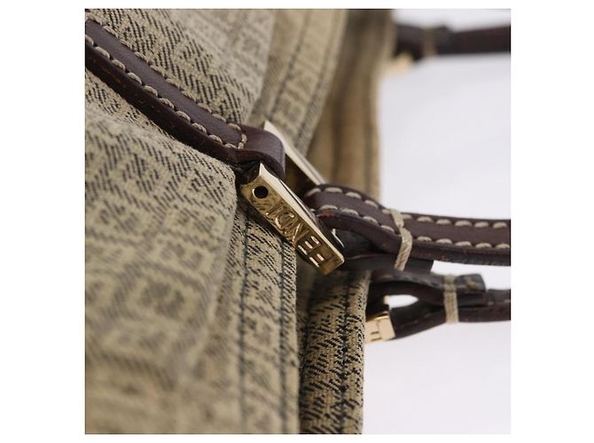 FENDI Zucchino Canvas Tote Bag Beige Auth 203802 - Ansicht 16