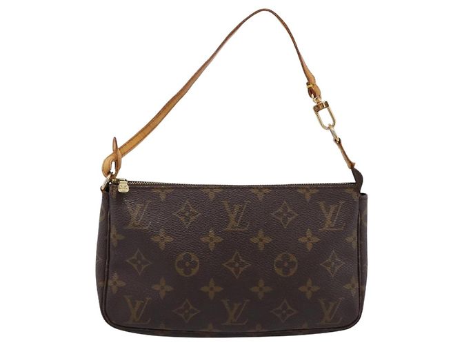 LOUIS VUITTON Monogram Pochette Accessoires Pouch M51980 LV Auth 197900A Monograma - vista 13