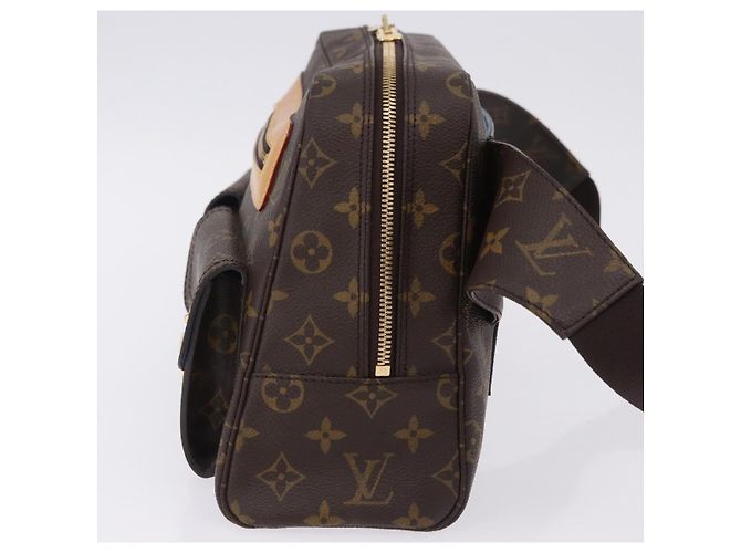 LOUIS VUITTON Monogram Hudson GM Shoulder Bag SPO M40045 LV Auth 198983SAV Monogramma - vista 3