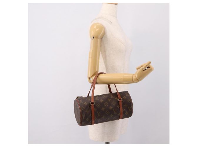 LOUIS VUITTON Monogram Papillon 26 Hand Bag M51386 LV Auth 201412V Monogramma - vista 20