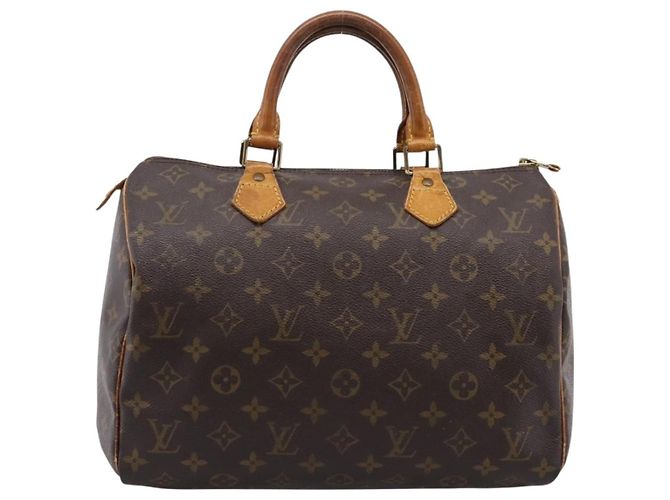 LOUIS VUITTON Monogram Speedy 30 Hand Bag M41526 LV Auth 194257 Monogramma - vista 13