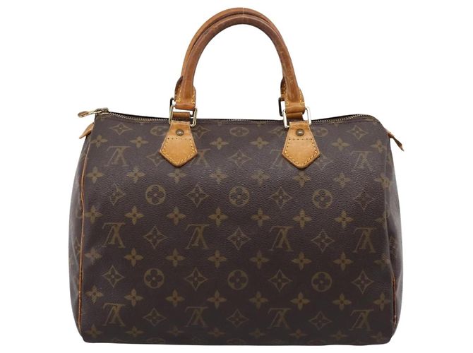 LOUIS VUITTON Monogram Speedy 30 Hand Bag M41526 LV Auth 194257 Monogramma - vista 2