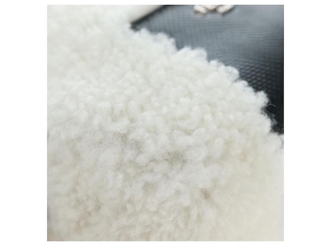 Borsa a tracolla FENDI Rice Ball Bore White Black 7AS240 Auth 202864SAM Nero Bianco - vista 12