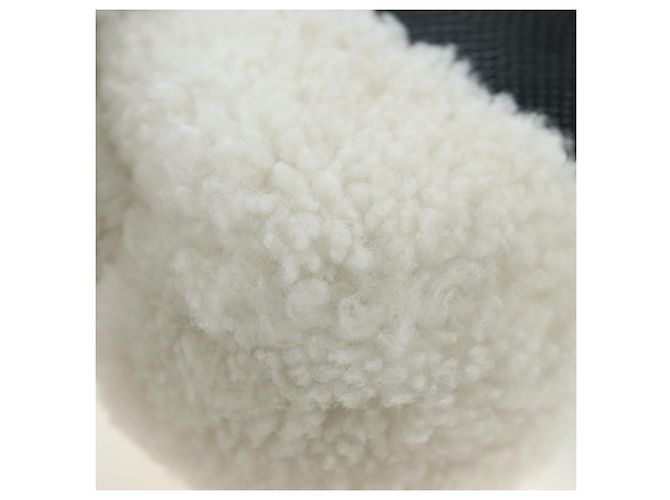 Borsa a tracolla FENDI Rice Ball Bore White Black 7AS240 Auth 202864SAM Nero Bianco - vista 14