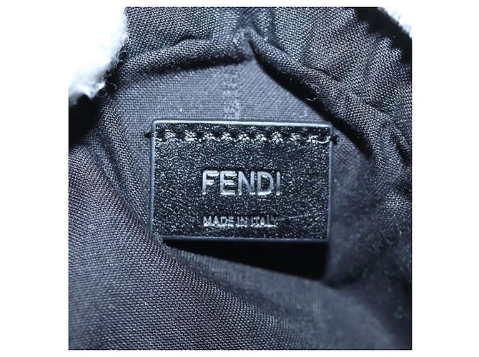 Borsa a tracolla FENDI Rice Ball Bore White Black 7AS240 Auth 202864SAM Nero Bianco - vista 18