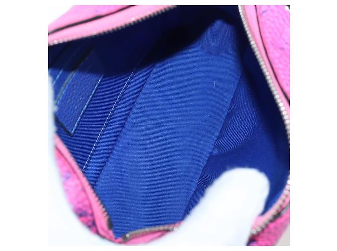 LOUIS VUITTON Taurillon Clemence Illusion Mini Soft Trunk M81219 Auth 197276SM Pink - Ansicht 11