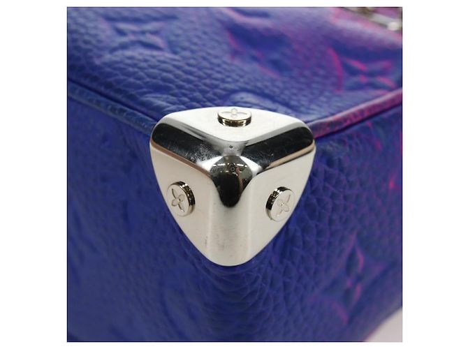 LOUIS VUITTON Taurillon Clemence Illusion Mini Soft Trunk M81219 Auth 197276SM Pink - Ansicht 16