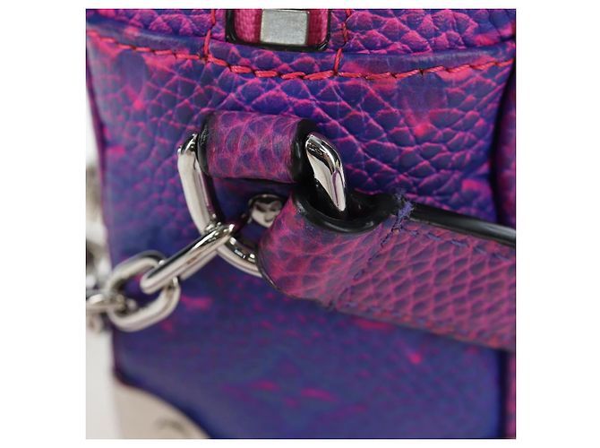 LOUIS VUITTON Taurillon Clemence Illusion Mini Soft Trunk M81219 Auth 197276SM Pink - Ansicht 19