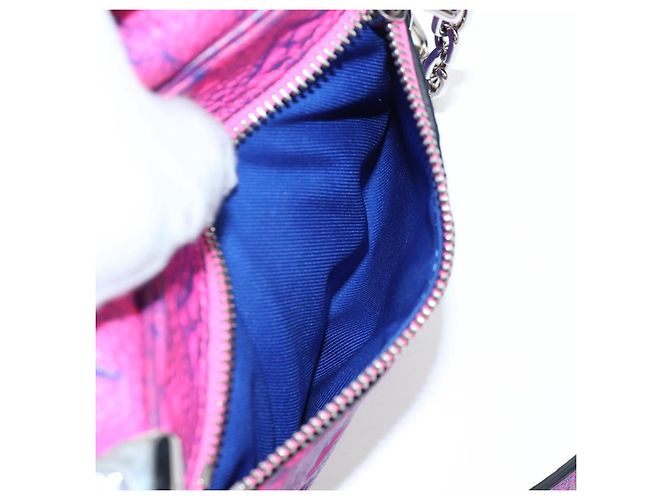 LOUIS VUITTON Taurillon Clemence Illusion Mini Soft Trunk M81219 Auth 197276SM Pink - Ansicht 21