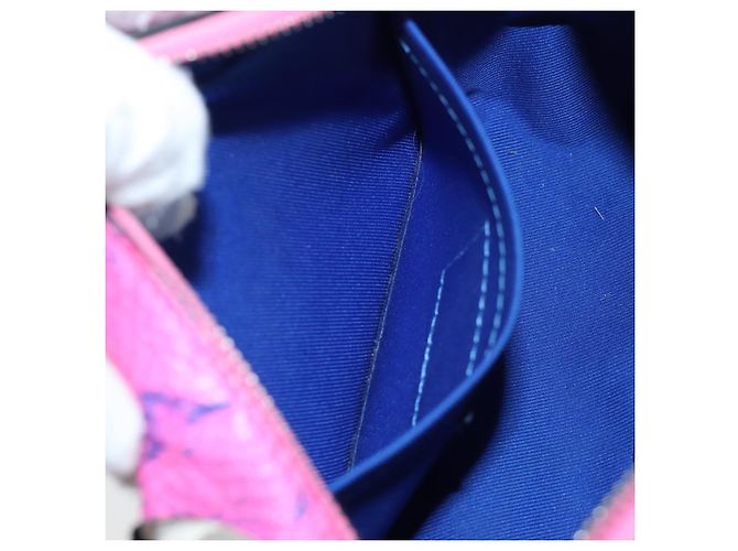LOUIS VUITTON Taurillon Clemence Illusion Mini Soft Trunk M81219 Auth 197276SM Pink - Ansicht 25