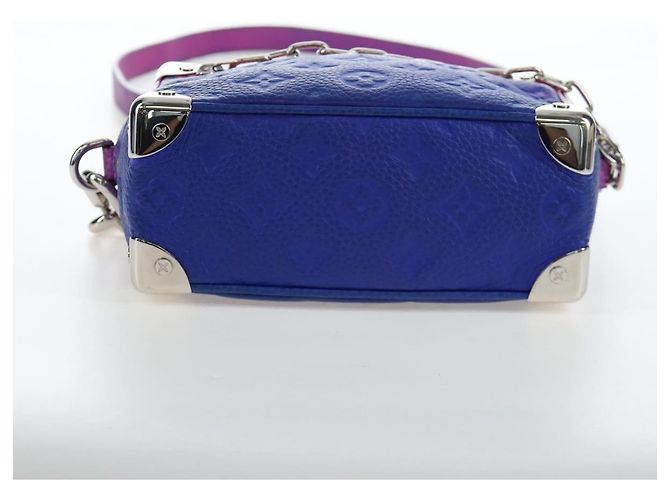 LOUIS VUITTON Taurillon Clemence Illusion Mini Soft Trunk M81219 Auth 197276SM Pink - Ansicht 5