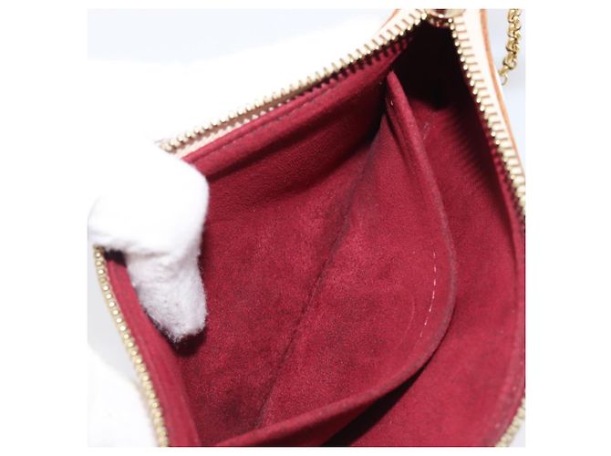 LOUIS VUITTON Monogram Multicolor Pochette Mira MM White M60096 LV Auth 200712V Bianco - vista 25