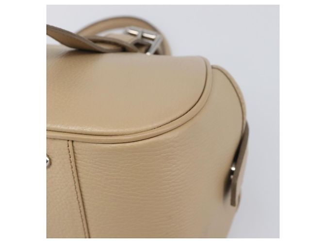 BURBERRY Handtasche aus Leder beige silber authentisch 202999A - Ansicht 10