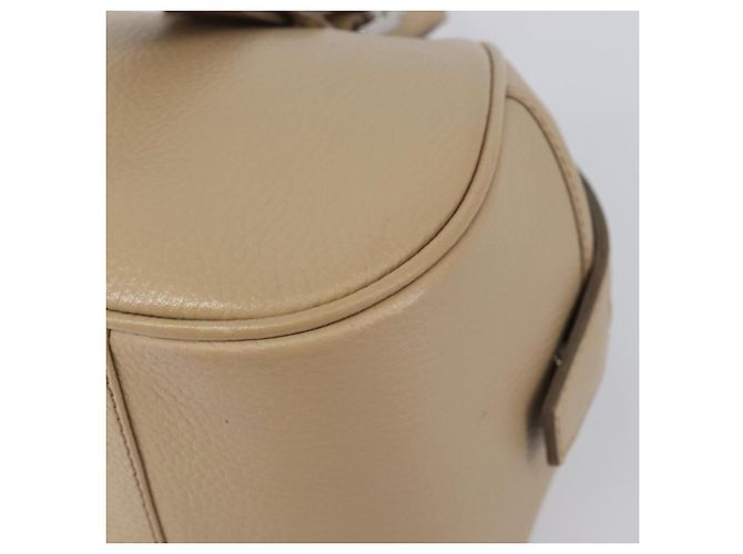 BURBERRY Handtasche aus Leder beige silber authentisch 202999A - Ansicht 12