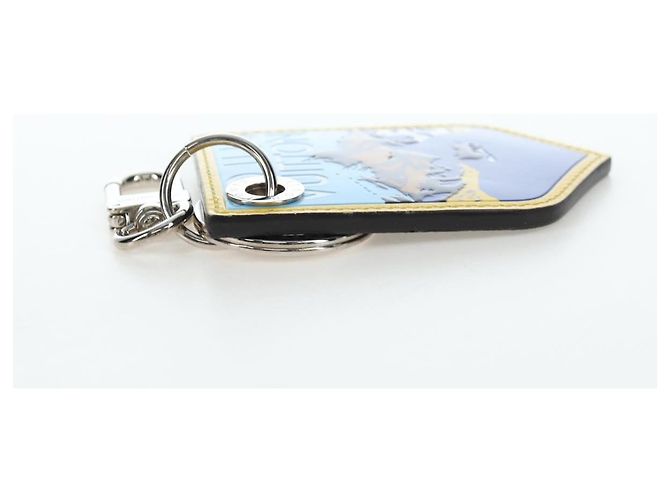 LOUIS VUITTON Damier Grafitte Porte Cles LV Alps Bag Charm M63840 Auth 197290M - vista 10