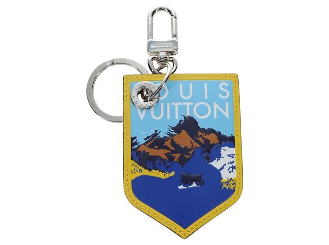 LOUIS VUITTON Damier Grafitte Porte Cles LV Alps Bag Charm M63840 Auth 197290M - vista 13