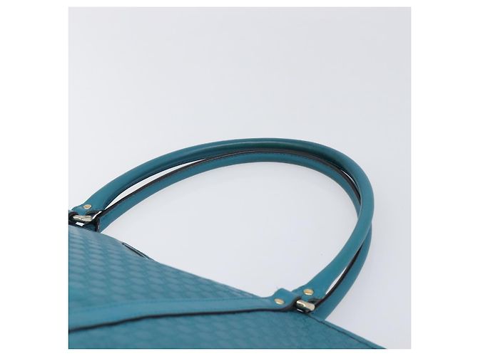 GUCCI Micro GG Canvas Guccissima Outlet Turquoise Blue 449647 Auth 200684A D'oro Turchese - vista 8