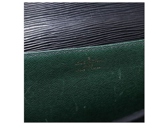LOUIS VUITTON Epi Serviette Conseiller Briefcase Black M54422 LV Auth 199491 Nero - vista 20