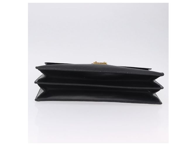 LOUIS VUITTON Epi Serviette Conseiller Briefcase Black M54422 LV Auth 199491 Nero - vista 5