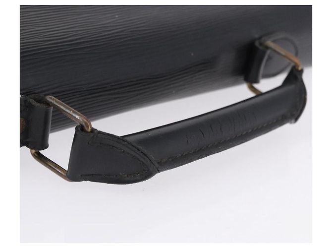 LOUIS VUITTON Epi Serviette Conseiller Briefcase Black M54422 LV Auth 199491 Nero - vista 7