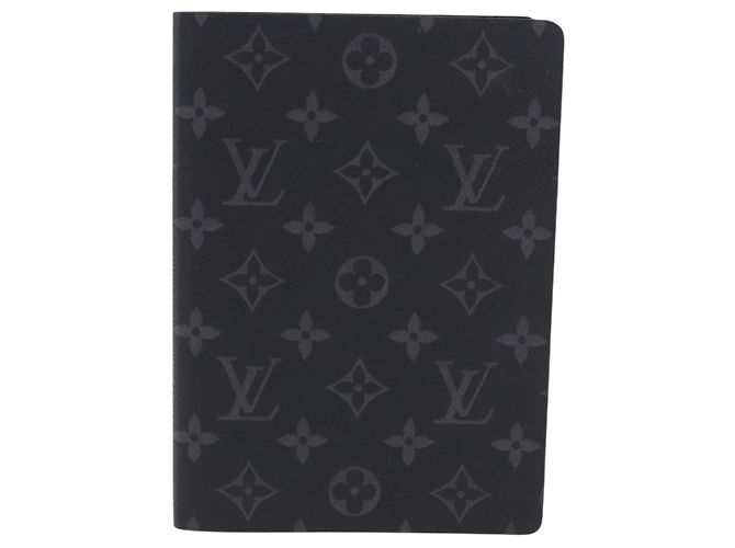 LOUIS VUITTON Monogram Eclipse Notebook Black LV Auth 203803 Noir - vue 13