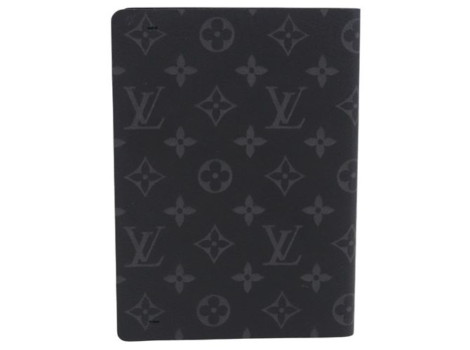 LOUIS VUITTON Monogram Eclipse Notebook Black LV Auth 203803 Noir - vue 2