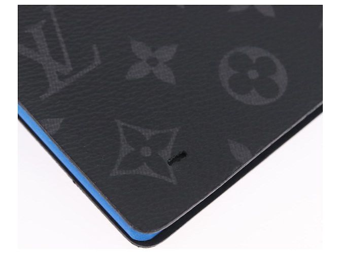 LOUIS VUITTON Monogram Eclipse Notebook Black LV Auth 203803 Noir - vue 4