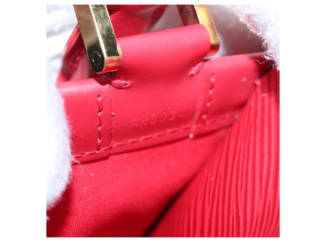 Borsa a mano LOUIS VUITTON Epi Danura PM 2way Rossa M5891E LV Auth 197271V Rosso - vista 11