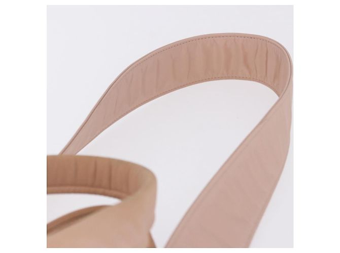 Chloé Borsa a mano Chloe Woody Small Nylon 2way Pink Gold Auth 202651A Rosa D'oro - vista 11