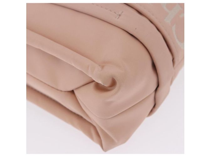 Chloé Borsa a mano Chloe Woody Small Nylon 2way Pink Gold Auth 202651A Rosa D'oro - vista 16