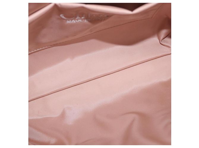 Chloé Borsa a mano Chloe Woody Small Nylon 2way Pink Gold Auth 202651A Rosa D'oro - vista 20