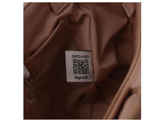 Chloé Borsa a mano Chloe Woody Small Nylon 2way Pink Gold Auth 202651A Rosa D'oro - vista 24