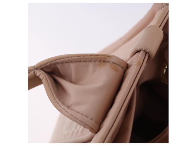 Chloé Borsa a mano Chloe Woody Small Nylon 2way Pink Gold Auth 202651A Rosa D'oro - vista 25