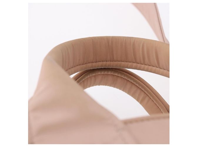 Chloé Borsa a mano Chloe Woody Small Nylon 2way Pink Gold Auth 202651A Rosa D'oro - vista 8