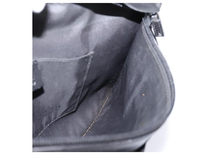 Borsa a Tracolla GUCCI Pelle Nero Argento 001 3364 Auth 202668 - vista 18