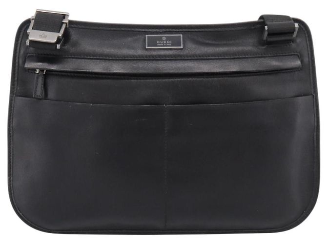 Borsa a Tracolla GUCCI Pelle Nero Argento 001 3364 Auth 202668 - vista 2