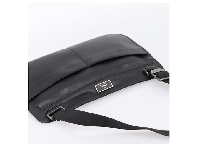 Borsa a Tracolla GUCCI Pelle Nero Argento 001 3364 Auth 202668 - vista 6