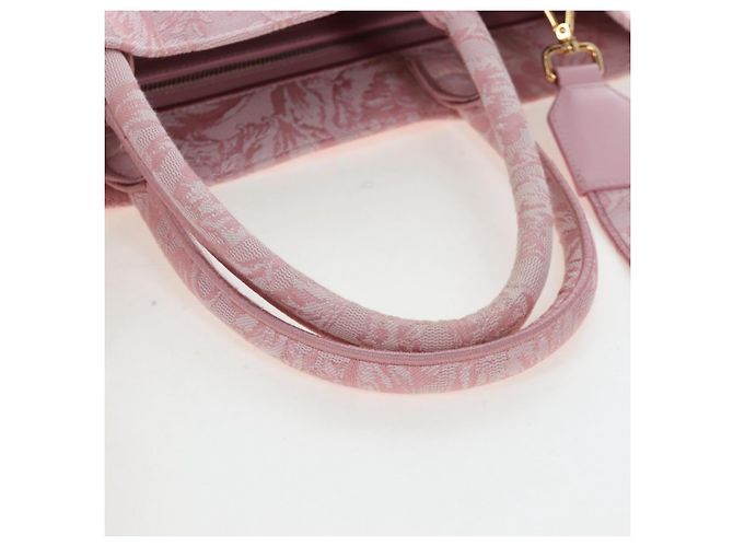 Borsa Tote VERSACE Athena Barocco tweed 2way Pink Gold Auth BA15628M Rosa D'oro - vista 7
