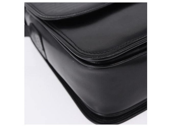 Borsa a tracolla GUCCI GG in pelle nera e oro 14 001 5519 Auth ka6135 Nero - vista 14