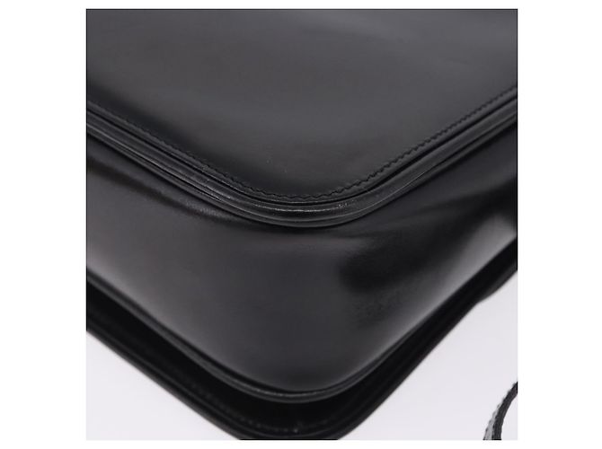 Borsa a tracolla GUCCI GG in pelle nera e oro 14 001 5519 Auth ka6135 Nero - vista 17