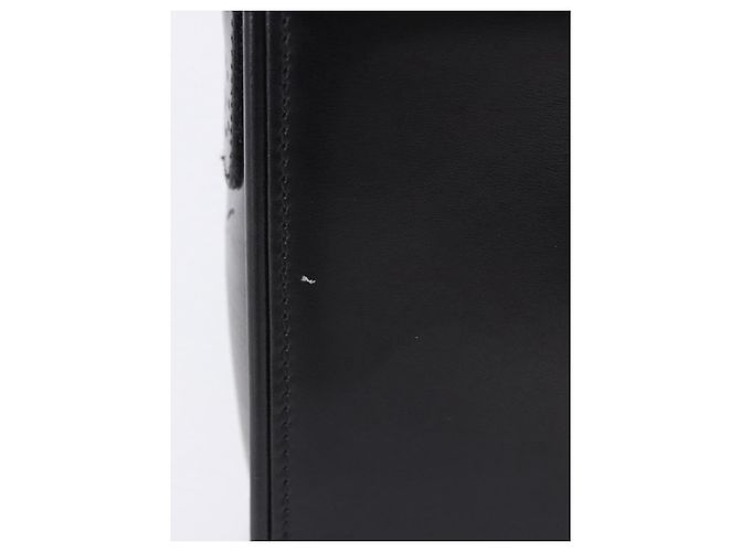 Borsa a tracolla GUCCI GG in pelle nera e oro 14 001 5519 Auth ka6135 Nero - vista 5