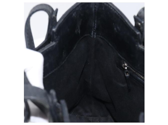 Saco Tote GUCCI GG Canvas Preto Prata 107757 Auth 200686 - vista 20