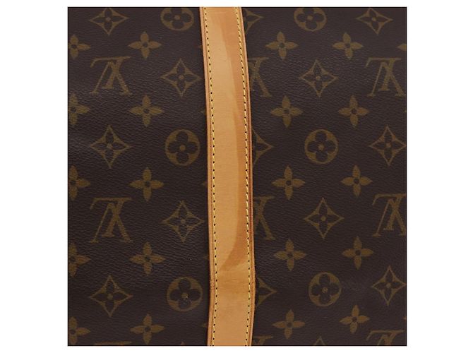 LOUIS VUITTON Monogram Keepall Bandouliere 55 Borsa Boston M41414 LV Auth ka6148 Monogramma - vista 15