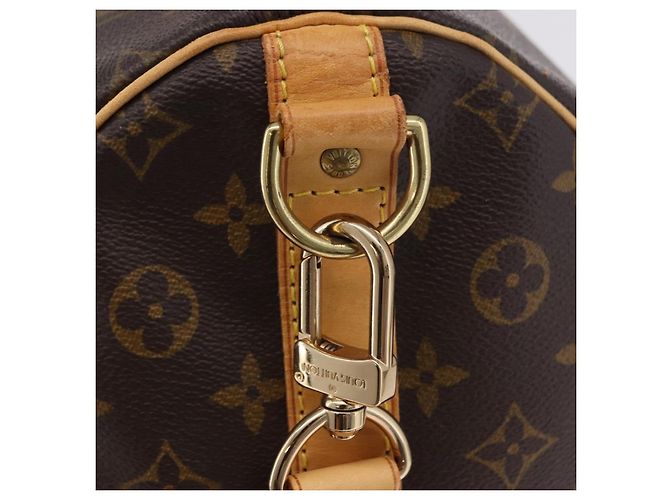 LOUIS VUITTON Monogram Keepall Bandouliere 55 Borsa Boston M41414 LV Auth ka6148 Monogramma - vista 30