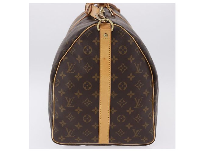 LOUIS VUITTON Monogram Keepall Bandouliere 55 Borsa Boston M41414 LV Auth ka6148 Monogramma - vista 5