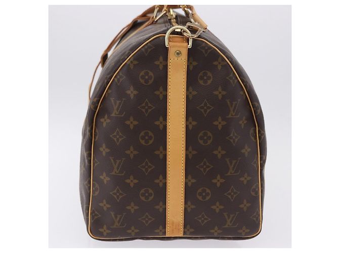 LOUIS VUITTON Monogram Keepall Bandouliere 55 Borsa Boston M41414 LV Auth ka6148 Monogramma - vista 6