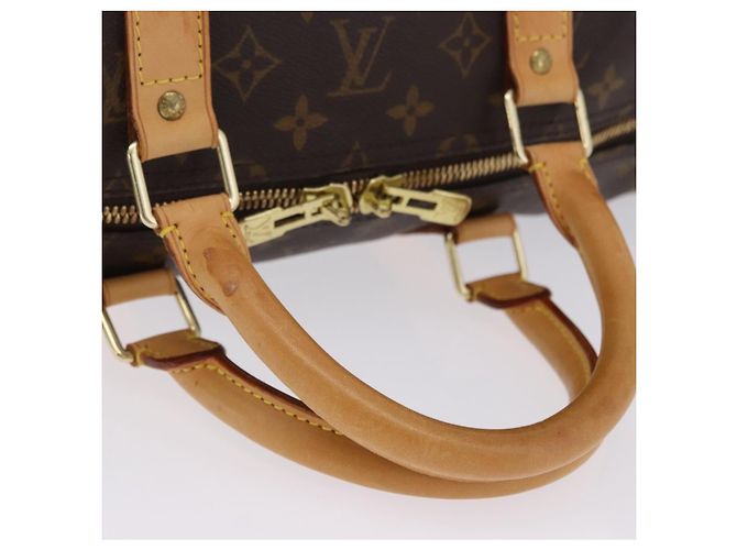 LOUIS VUITTON Monogram Keepall Bandouliere 55 Borsa Boston M41414 LV Auth ka6148 Monogramma - vista 8