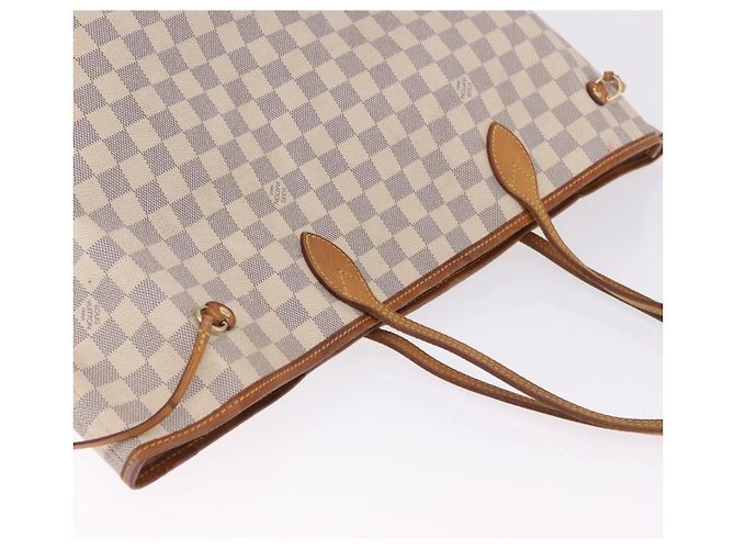 Borsa Tote LOUIS VUITTON Damier Azur Neverfull GM N41360 LV Auth 199621 - vista 14